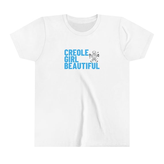 Creole Girl Youth Tee: Laissez Les Bons Temps Rouler, Soft Cotton