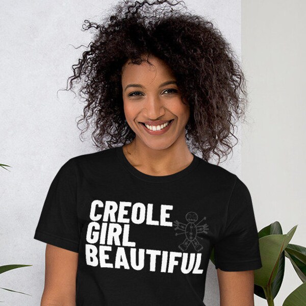 Creole Girl Beautiful Short-Sleeve Unisex T-Shirt