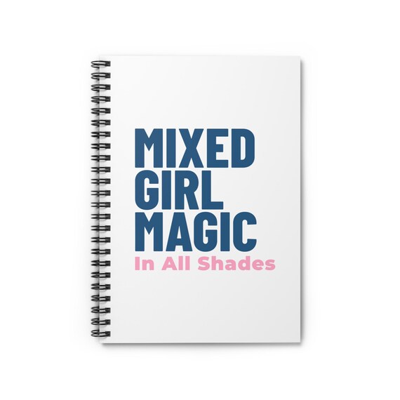 Mixed Girl Magic Spiral Notebook - Ruled Line