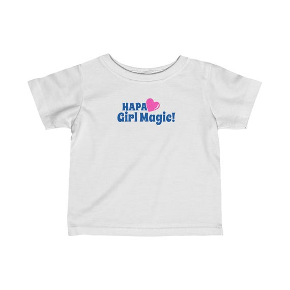 Infant Tee, Hapa Girl Magic Shirt, East Meets West, Asian Culture Celebration Gift, Baby Tshirt, Kids Clothes, Toddler Top, Ethnic Pride