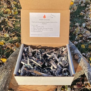 Fire Starters made with Recycled Materials- 24 Pack