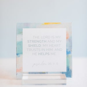 Scripture Cards, Scripture Card Set, Scripture Display Card Set, Scripture Cards with Acrylic Stand image 1