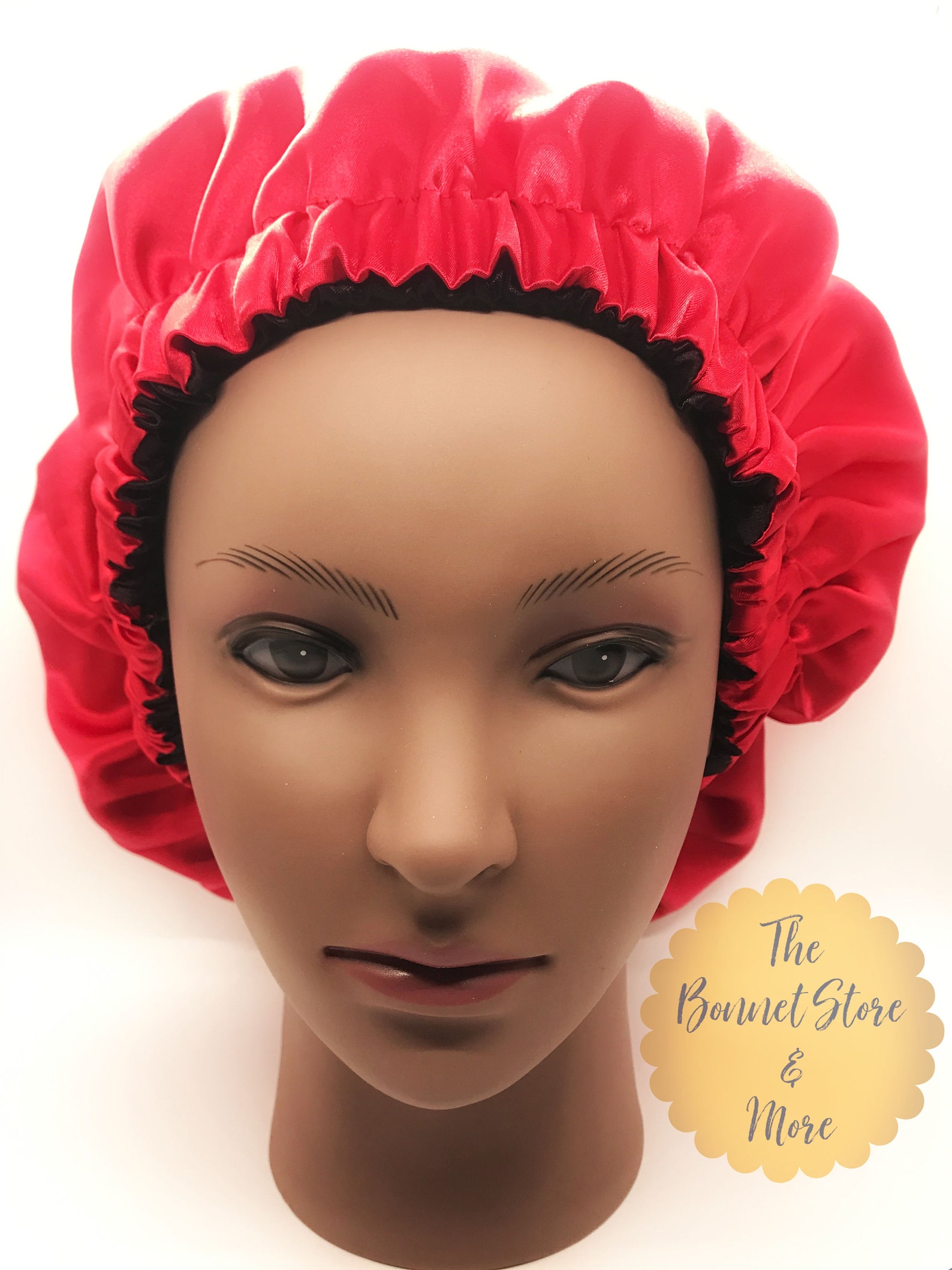 Black & Red Reversible Satin Satin Satin Etsy New Zealand