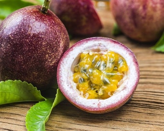 Fresh Passion Fruit - NEVER Frozen - Home grown - Organic Passion Fruit - California Passion Fruit