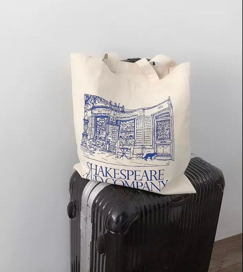 Shakespeare And Company Tote Bag