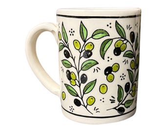 Palestine Pottery | Mug 12 Oz | Ceramic Handmade in Palestine