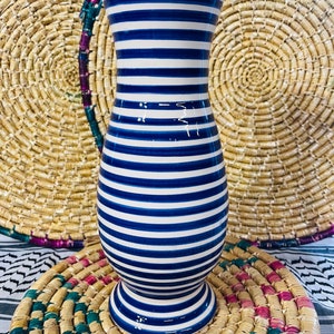Palestinian Pottery Ceramic Vase Hand Painted and Handmade in Palestine Home Decor