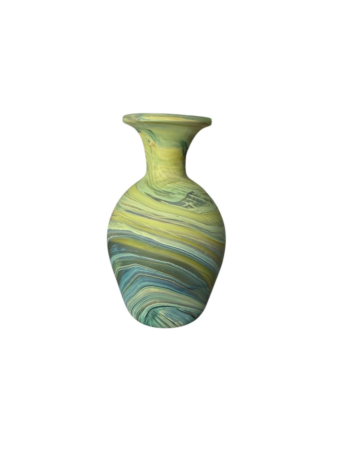 Flower Vase Phoenician Blown Glass || Handmade in Palestine || Unique ...