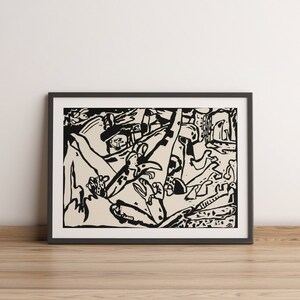 Digital mockup of a framed giclée fine art print