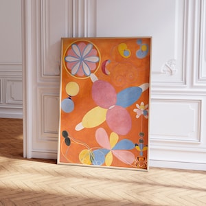 Hilma Af Klint Druck: Die Zehn Größte (Nr. 4, Jugend) (Premium Giclée Kunstdruck - moderne abstrakte Kunst) spirituelle Wand Kunst / Home Decor