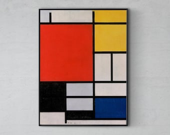 PIET MONDRIAN Composition With Red, Yellow, Blue, and Black hi-res Classic Abstract Giclée Art Print Also Available Framed - Etsy PIET MONDRIAN Composition With Red, Yellow, Blue, and Black hi-res Classic Abstract Giclée Art Print Also Available Framed - Etsy
