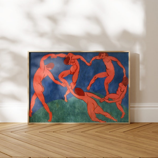 Henri Matisse Druck: Dance / La Danse (Giclée Kunstdruck einer modernen abstrakten Malerei) Wandkunst / Wohndekor mit oder ohne Rahmen verfügbar