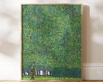 Gustav Klimt Print: The Park (Premium Giclée Art Print of Classic Art Nouveau Nature Painting) Wall Art / Home Decor available Framed