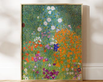 グスタフ・クリムト プリント:花園(クラシックなアール グスタフ・クリムト プリント:花園(クラシックなアール