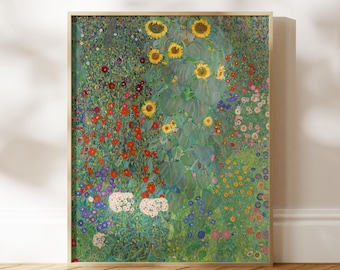 グスタフ・クリムト「イタリア庭園風景」プリント｜アール・ヌーヴォー