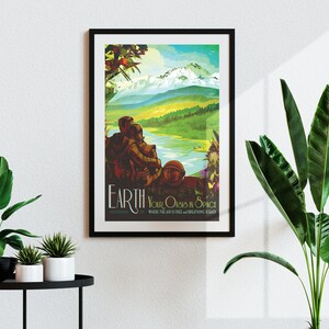 Digital mockup of a framed giclée fine art print