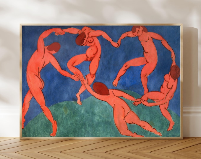 Henri Matisse ‘Dance II’ Print | ‘La Danse’ Classic Fine Art Print | French Modern Wall Art, Framed or Unframed