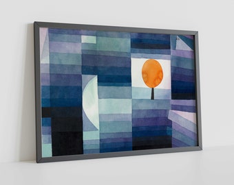 パウルクレー　ジークレー版画 パウル・クレー – 楽しい山の風景 (Heitere Gebirgslandschaft