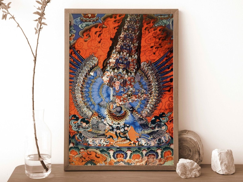 Digital mockup of a framed giclée fine art print