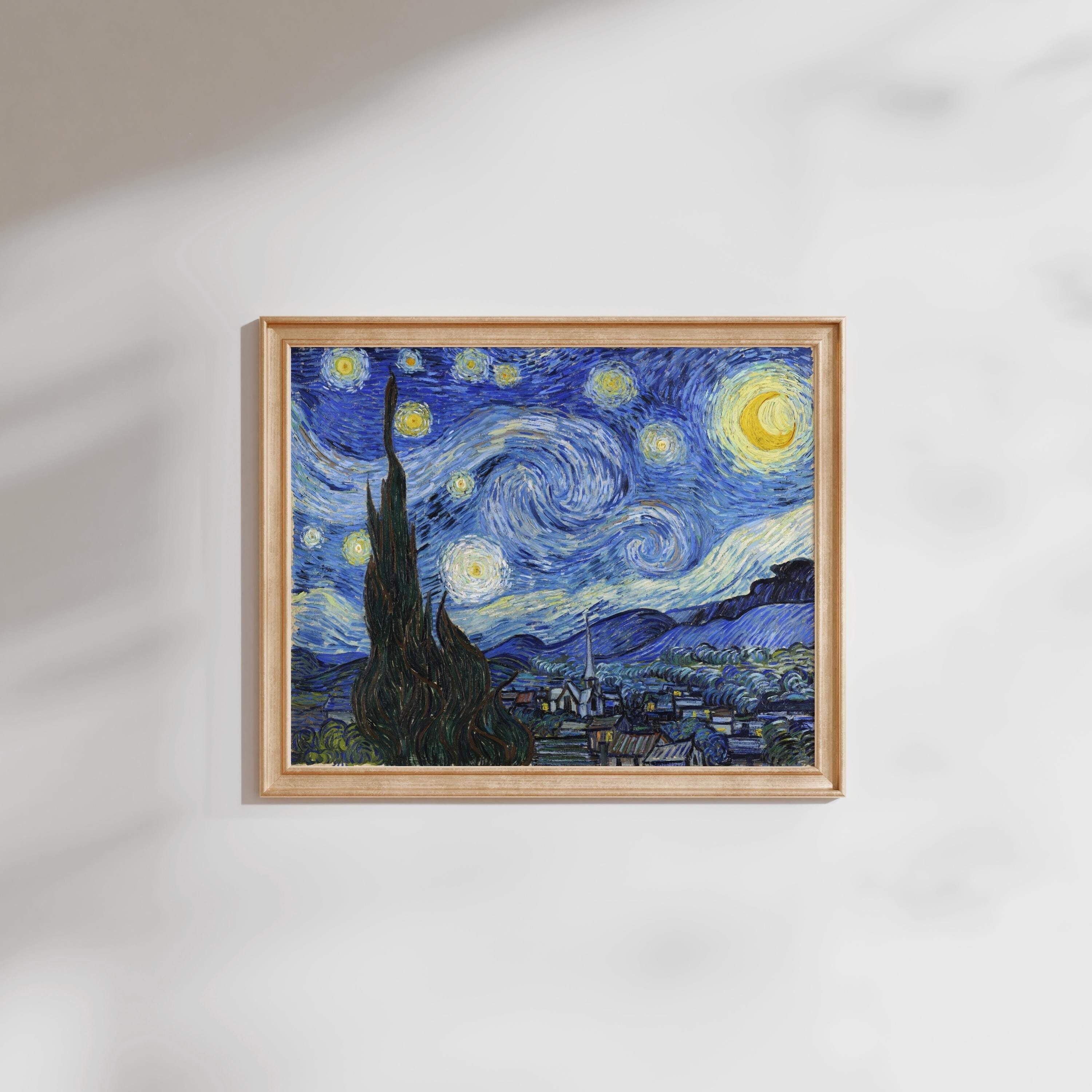 星月夜 ヴィンセント・ヴァン・ゴッホのプリント Amazon.co.jp: ヴィンセント・ヴァン・ゴッホのプリント 星月夜