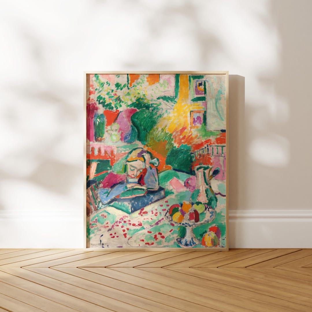 Henri Matisse Print: Interior With a Young Girl | Giclée Art Print of ...