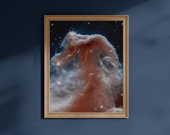 NASA 'Horsehead Nebula' Print | Hubble Space Telescope Fine Art Print | Astronomy Wall Art, Framed or Unframed