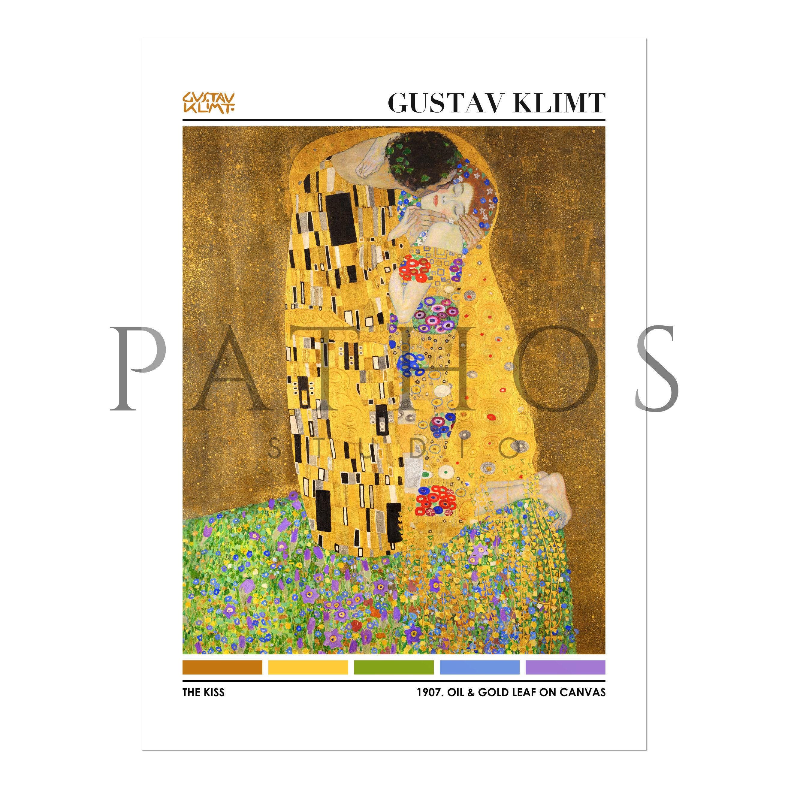 Gustav Klimt 接吻 アートプリント 約60cm x 50cm artwine.tokyo