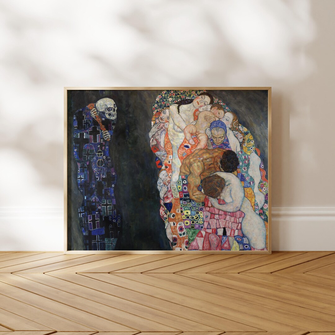 Gustav Klimt 'death and Life' Print | Art Nouveau Giclée Fine Art Print ...