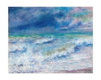 ルノワール　アートプリント　海辺にて ルノワール アートプリント 海辺にて