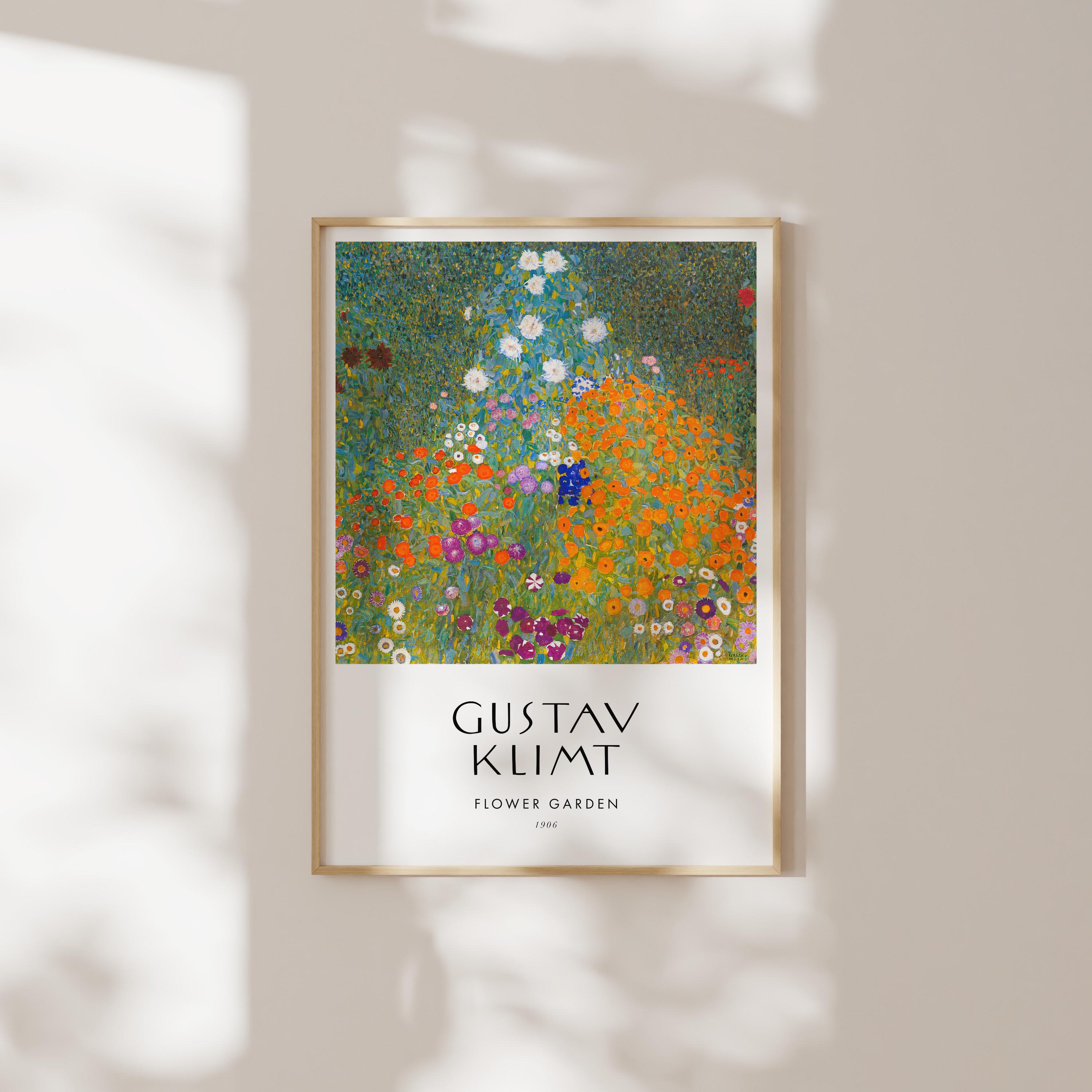 Gustav Klimt - Set of 3 Flower Garden Posters (premium Giclée Art ...