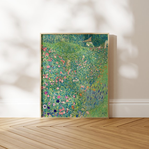 グスタフ・クリムト「イタリア庭園風景」プリント｜アール・ヌーヴォー