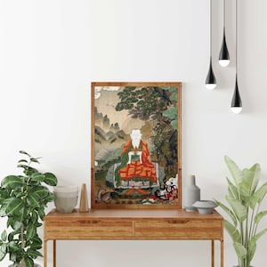 Rāhula, Son of Buddha (Premium Giclée Art Print of Traditional Buddhist Painting) Wall Art / Home Decor available Framed