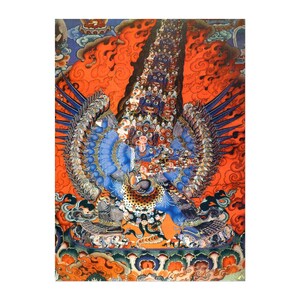 Tibetan Thangka (Premium Giclée Art Print of Traditional Buddhist Painting) Wall Art / Home Decor available Framed image 3