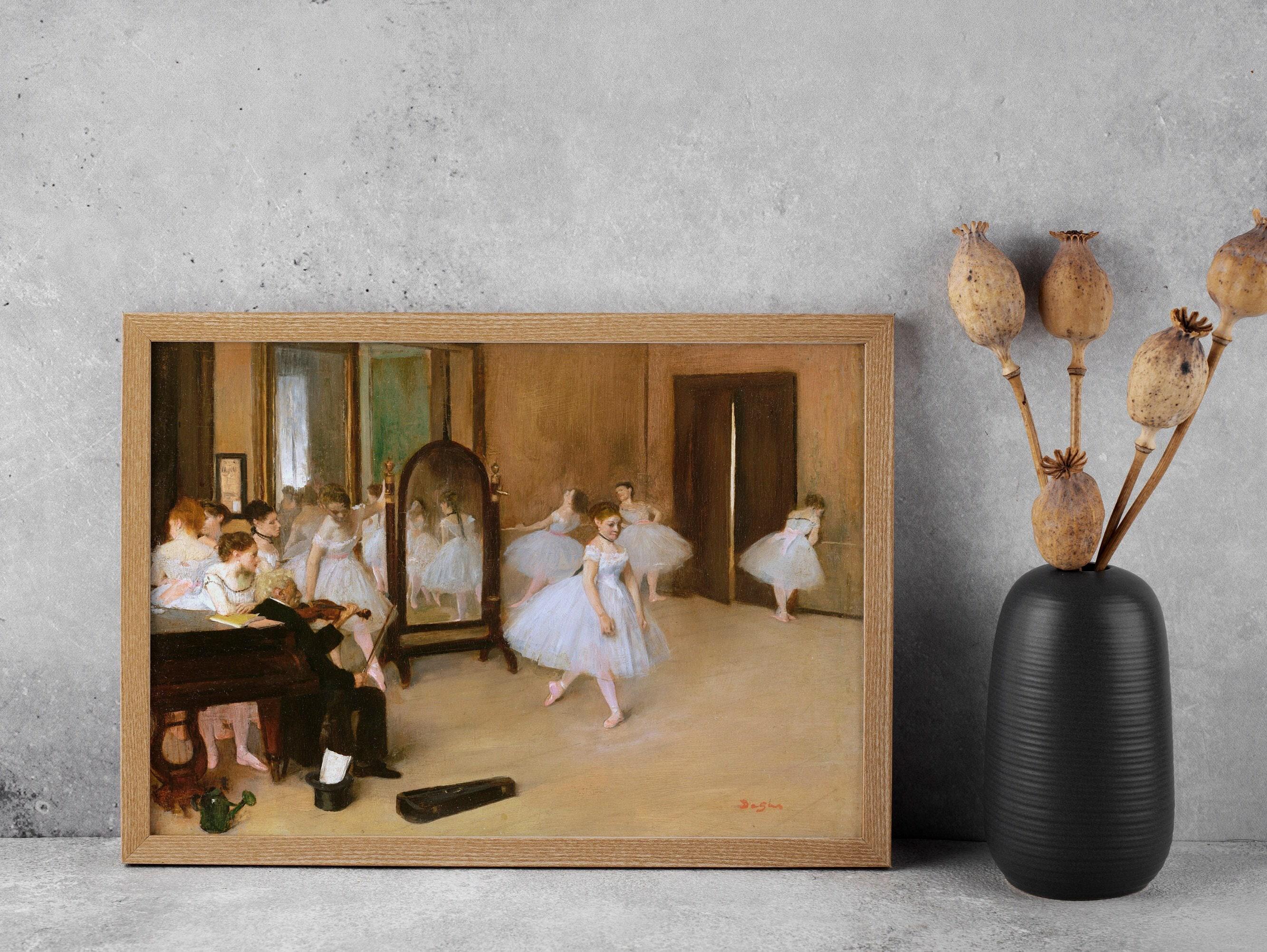 EDGAR DEGAS - The Dancing Class (Hi Res Giclée Art Print of Classic Impressionist Painting) A4 A3 A2, also available Framed