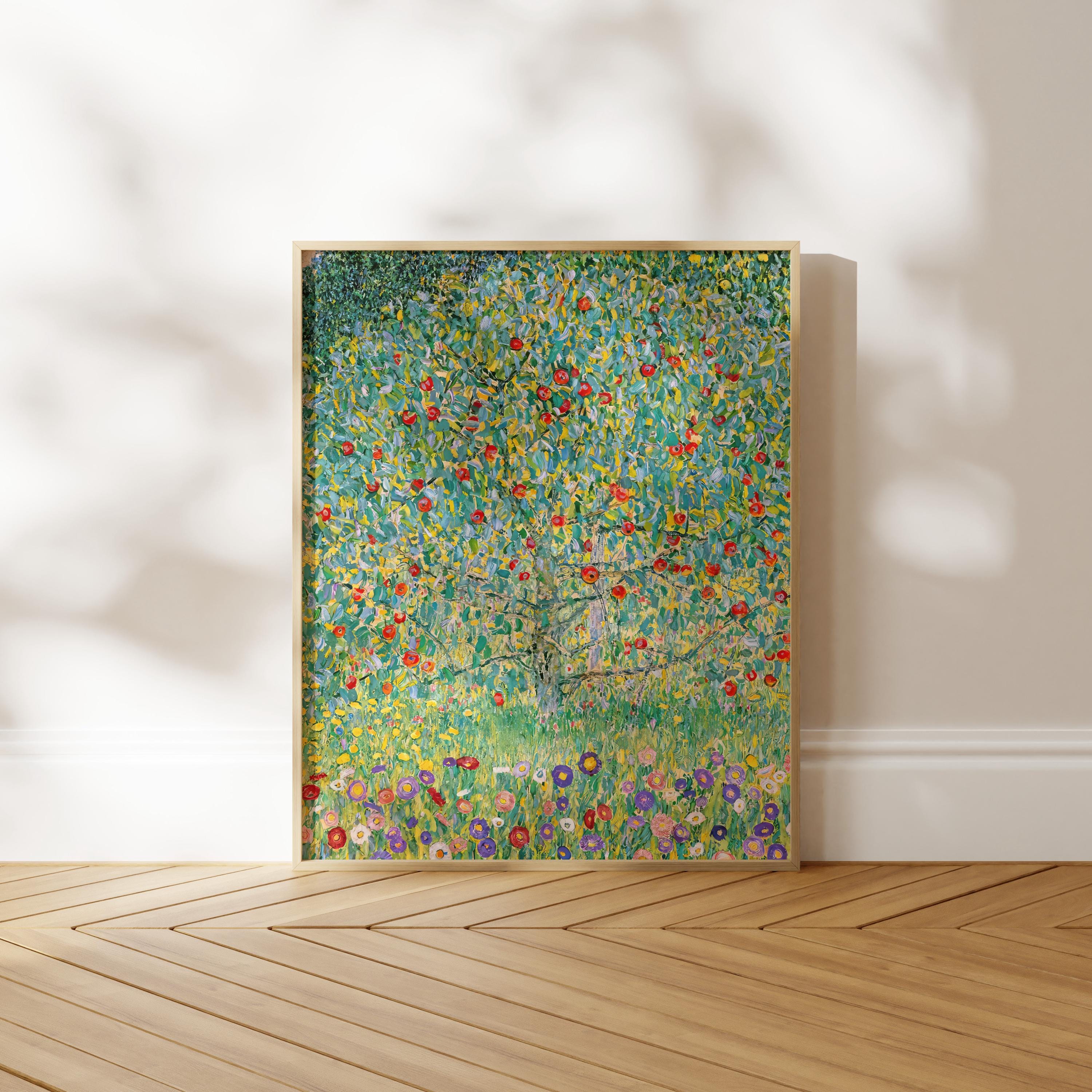 Gustav Klimt Print: Apple Tree (Premium Giclée Art Print of Classic Art Nouveau Nature Painting) Wall Art / Home Decor available Framed