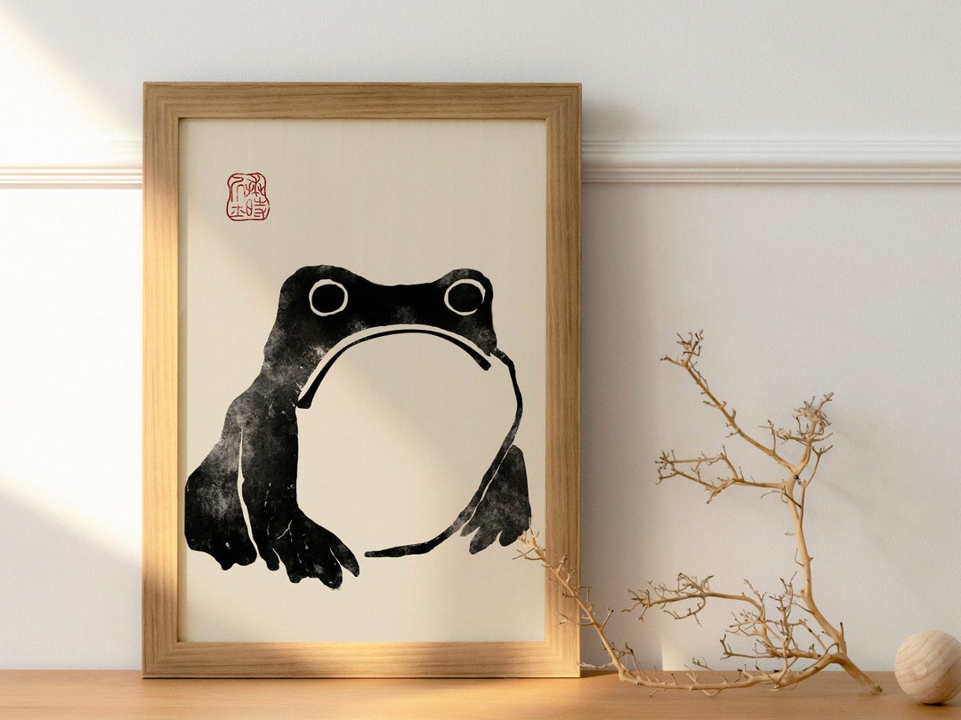 Japanese Art: Frog Print by Matsumoto Hoji premium Giclée Art Prints of ...