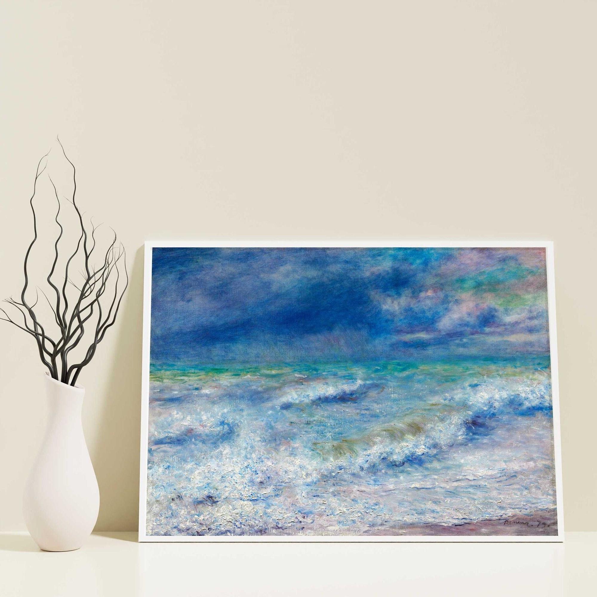 ルノワール版画：海景（印象派の風景画のプレミアムジクレー