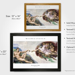MICHELANGELO - the Creation of Adam (sistine Chapel) (hi Res Premium ...