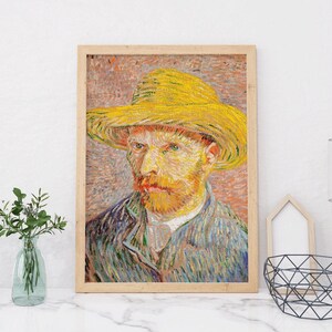 a painting of a man wearing a yellow hat