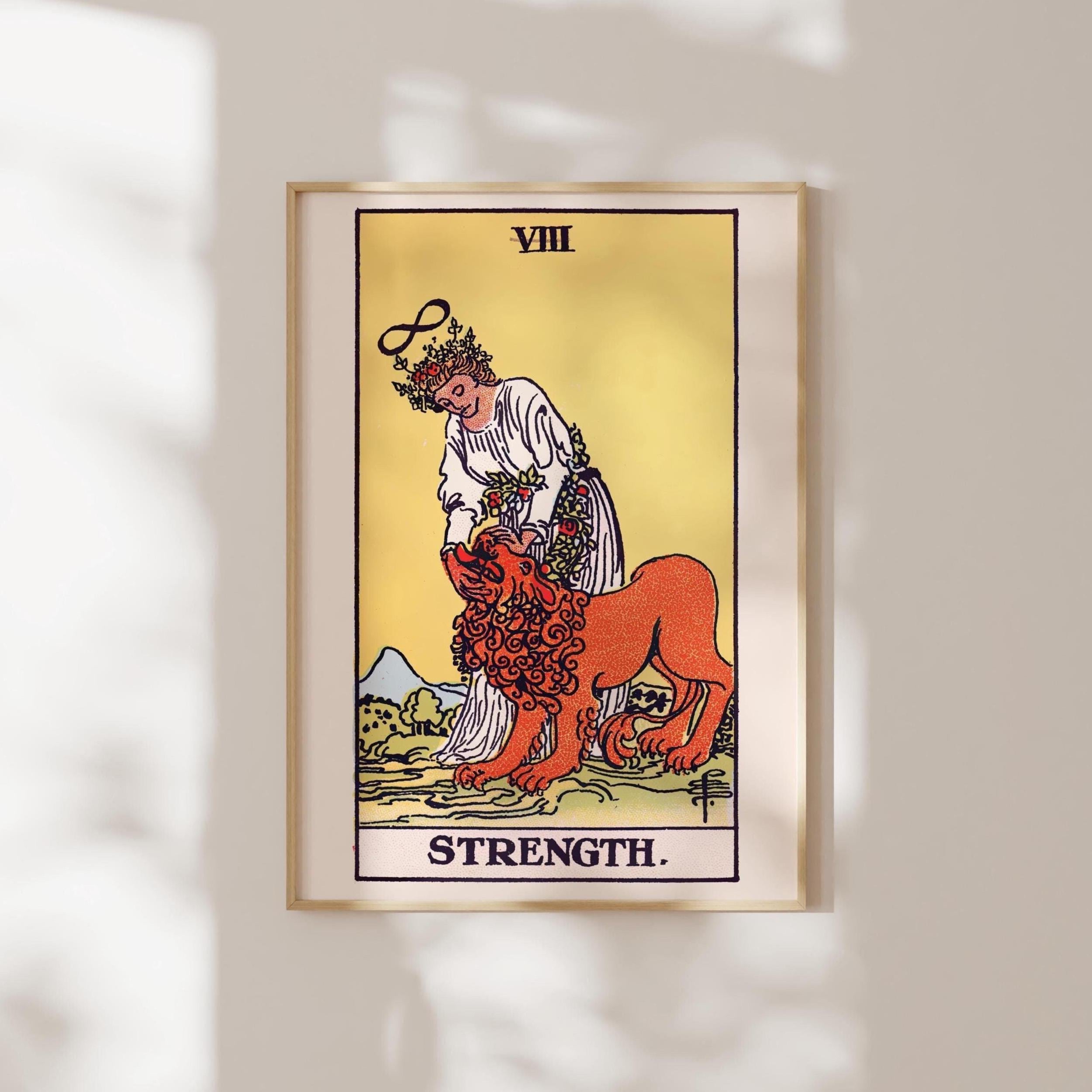 Strength tarot art - Etsy 日本