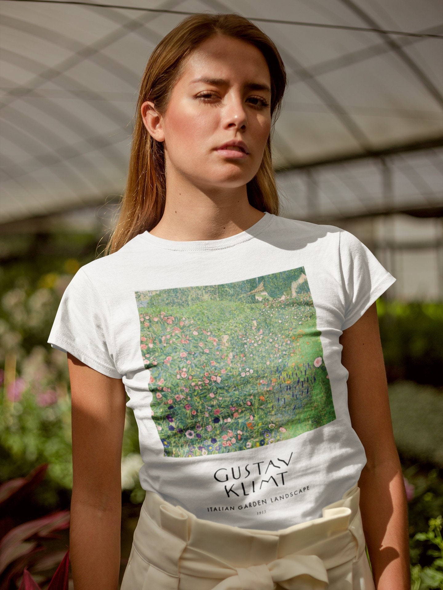 Buy Gustav Klimt T-shirt: Italian Garden Landscape (100 Buy Gustav Klimt T-shirt: Italian Garden Landscape (100