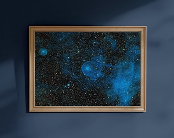 Lámina "CW Leo" de la NASA / Lámina artística del Explorador de la Evolución Galáctica / Arte mural del espacio profundo, con o sin marco.
