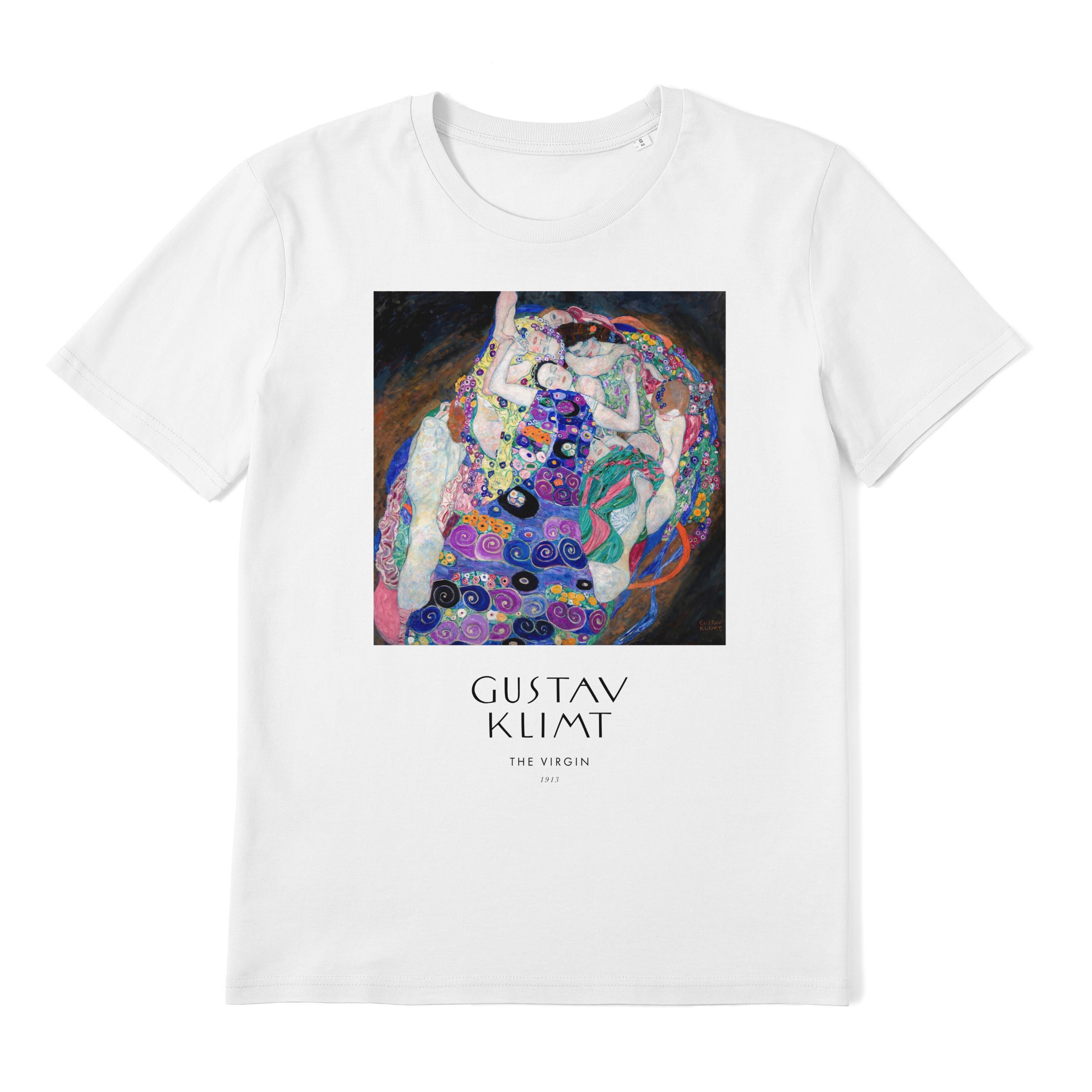 Gustav Klimt T-shirt: the Virgin (100% Organic Ringspun Combed 