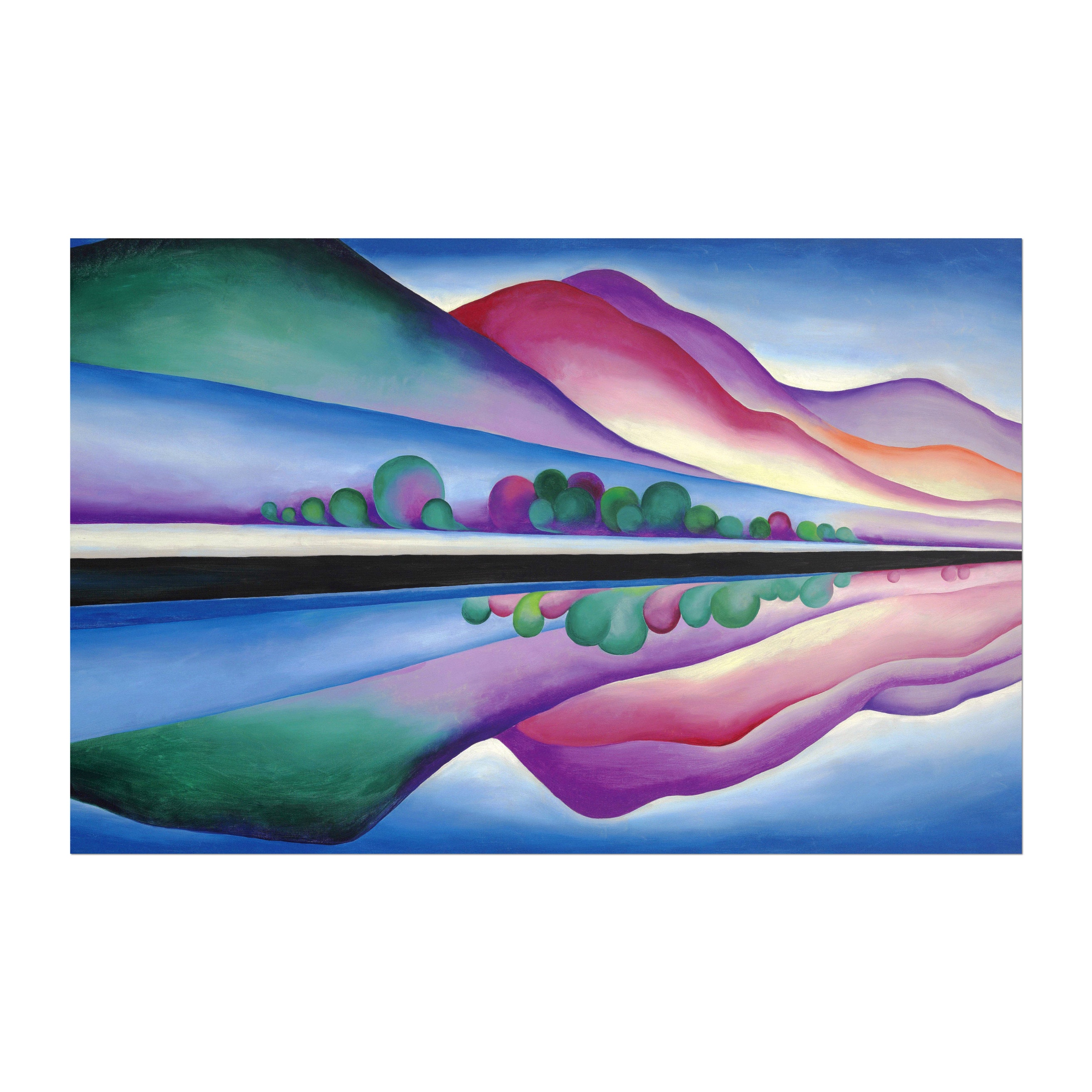 Georgia O'Keeffe Lake George 1922 希少ポスター Georgia O'Keeffe Lake George 1922 希少ポスター