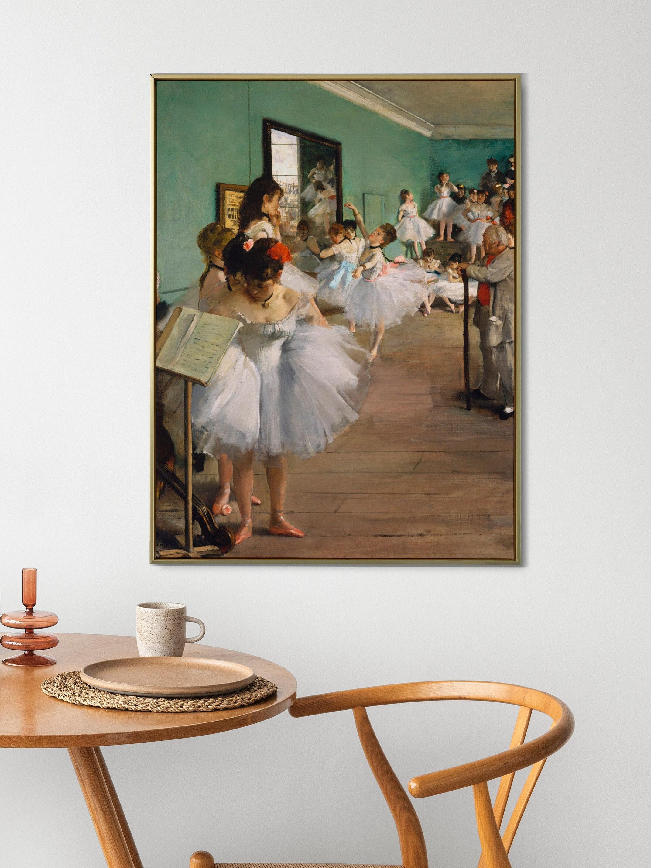 EDGAR DEGAS - The Dance Class (Hi Res Giclée Art Print of Classic Impressionist Painting) A4 A3 A2, also available Framed