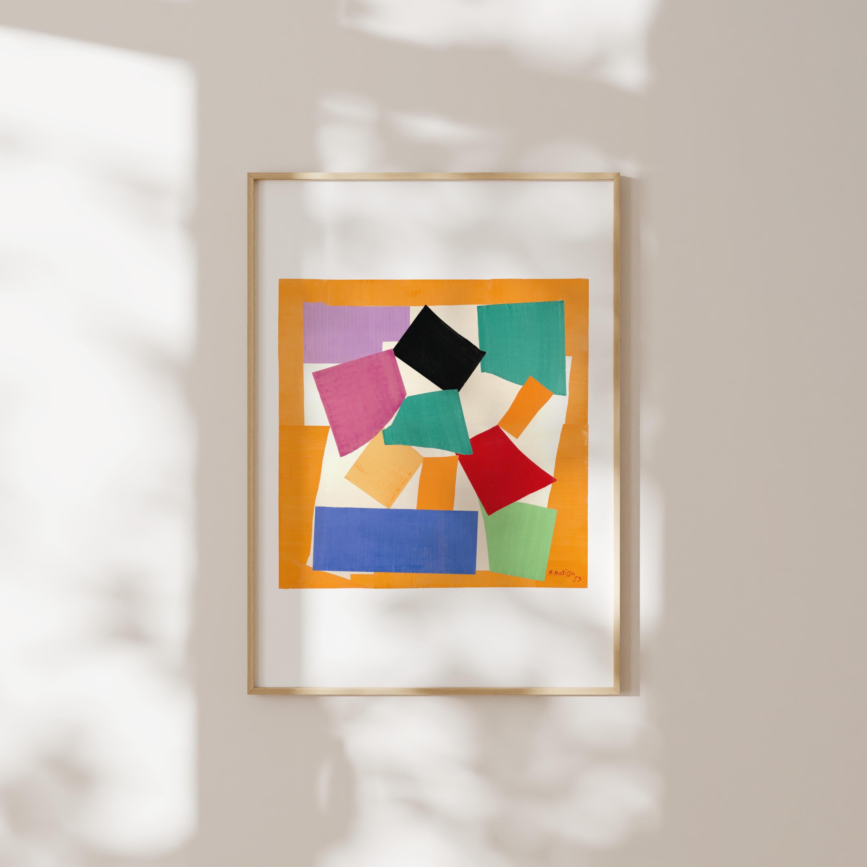 Henri Matisse Print: The Snail (Premium Giclée Art Print of Abstract Modern Cut-Out Art) Wall Art / Home Decor available Framed