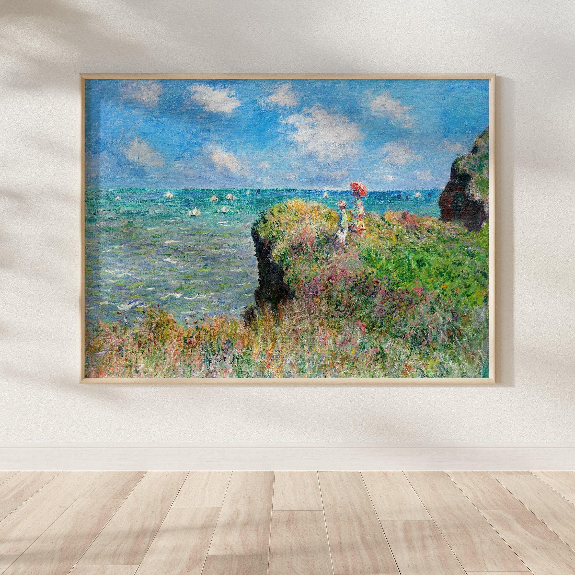 モネ 「サンラザール駅」」 複製画 ピエゾグラフ 版画- Monet