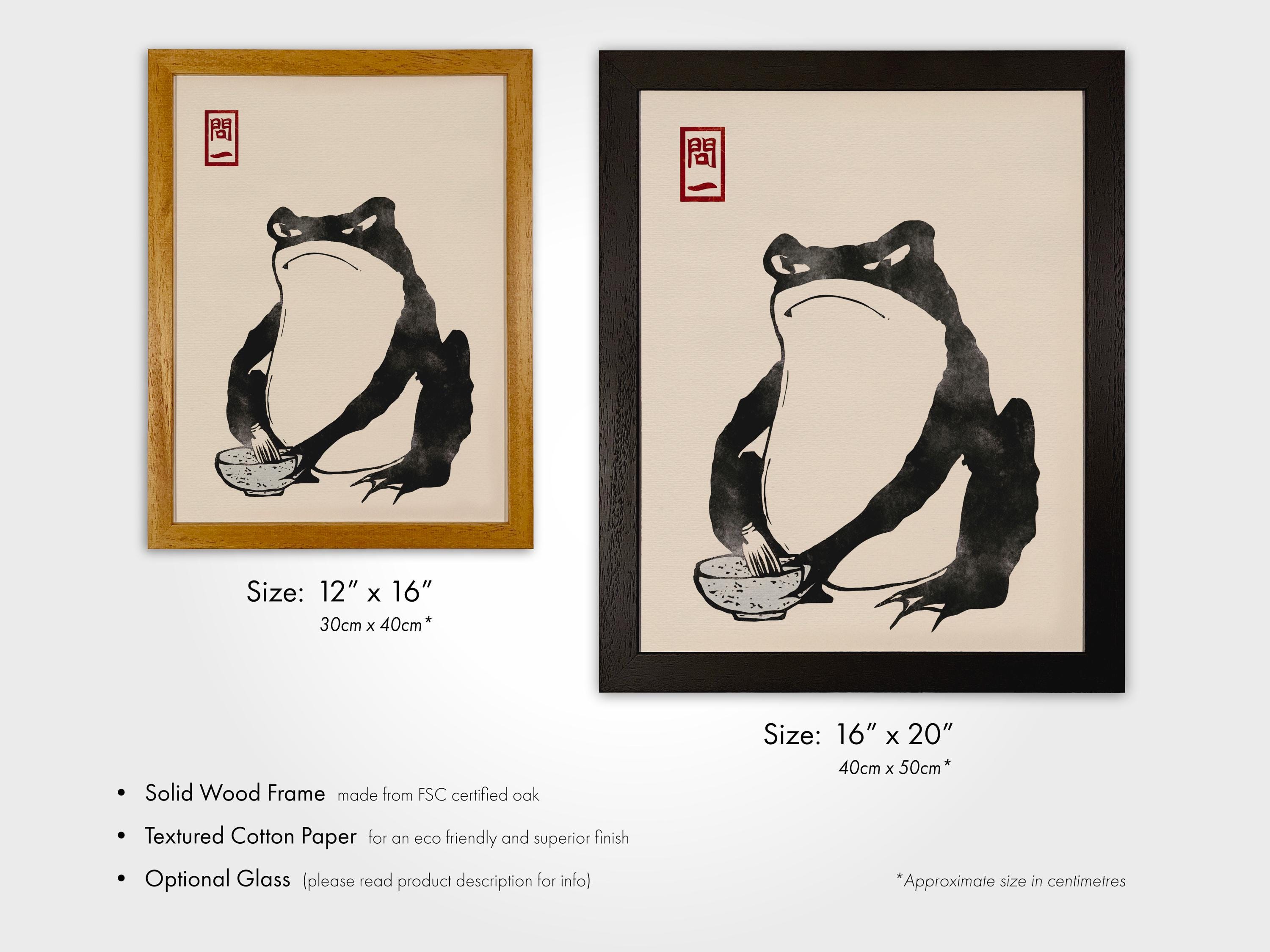 カガシクリーム アートデコ印刷物 Matsumoto Hoji Frog Crochet Tapestry Pattern - Digital Download