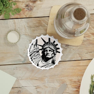 Statue of Liberty Bottle Opener | Unique Gift for Beer Lovers, Home Bar Accessory, 4th of July Party Favor, Vintage Decor, Patriotic Gift