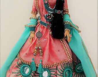 indian barbie doll set